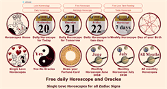 Desktop Screenshot of horoscope-oracle.com