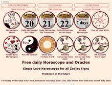 Tablet Screenshot of horoscope-oracle.com